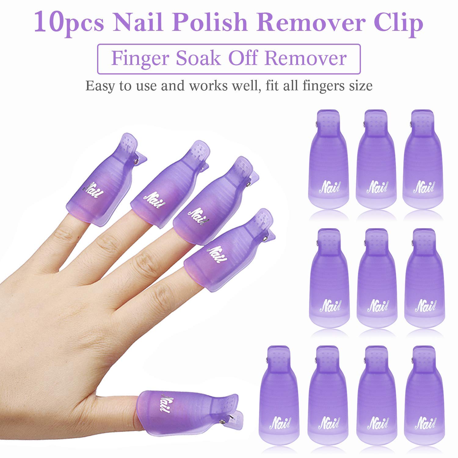 Nail Art Gel - LULAA 10Pcs/16Pcs Plastic Acrylic Nail Art