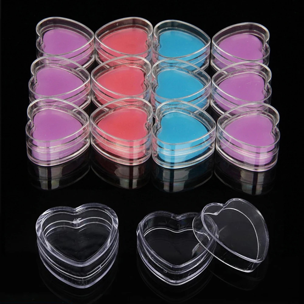3/6pcs Heart-Shape Diamond Pai - Nail Art Painting reseña y precio
