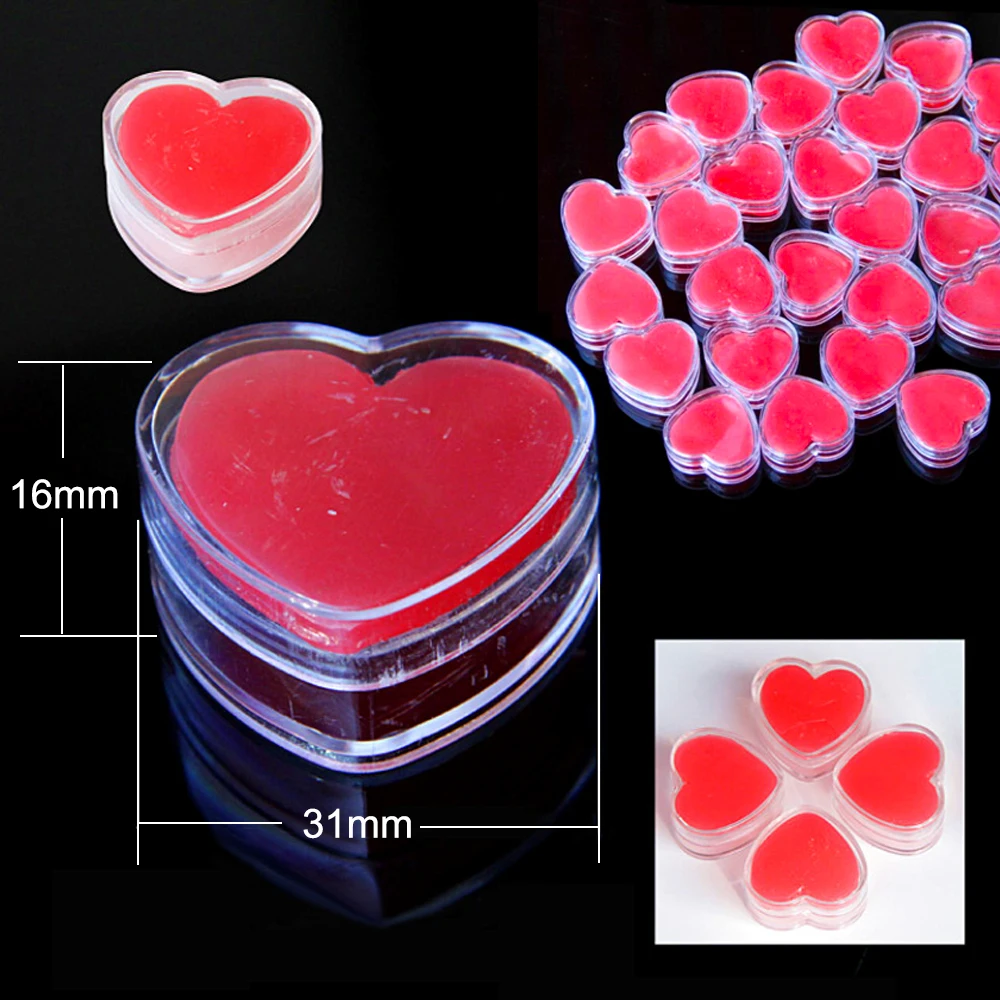 3/6pcs Heart-Shape Diamond Pai - Nail Art Painting reseña y precio