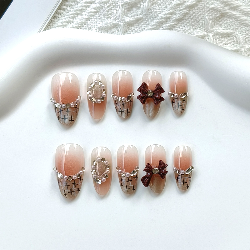 10 Pcs French Style Cute Diamo - Nail Art Elegan reseña y precio