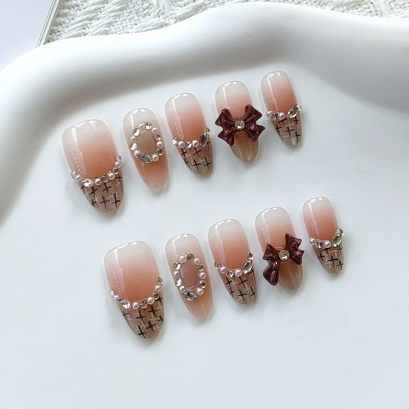 10 Pcs French Style Cute Diamo - Nail Art Elegan reseña y precio