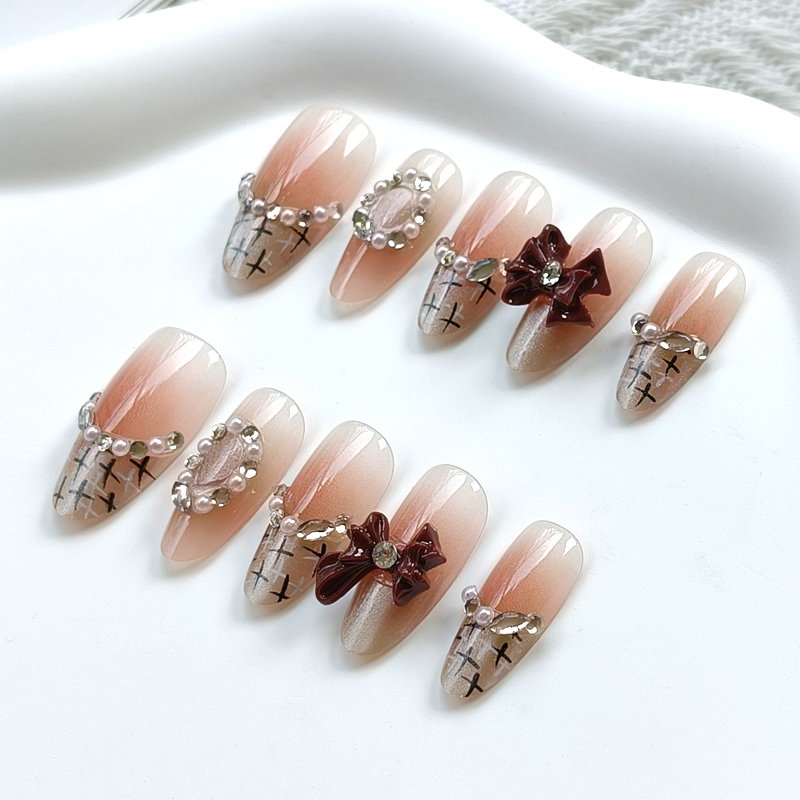 10 Pcs French Style Cute Diamo - Nail Art Elegan reseña y precio