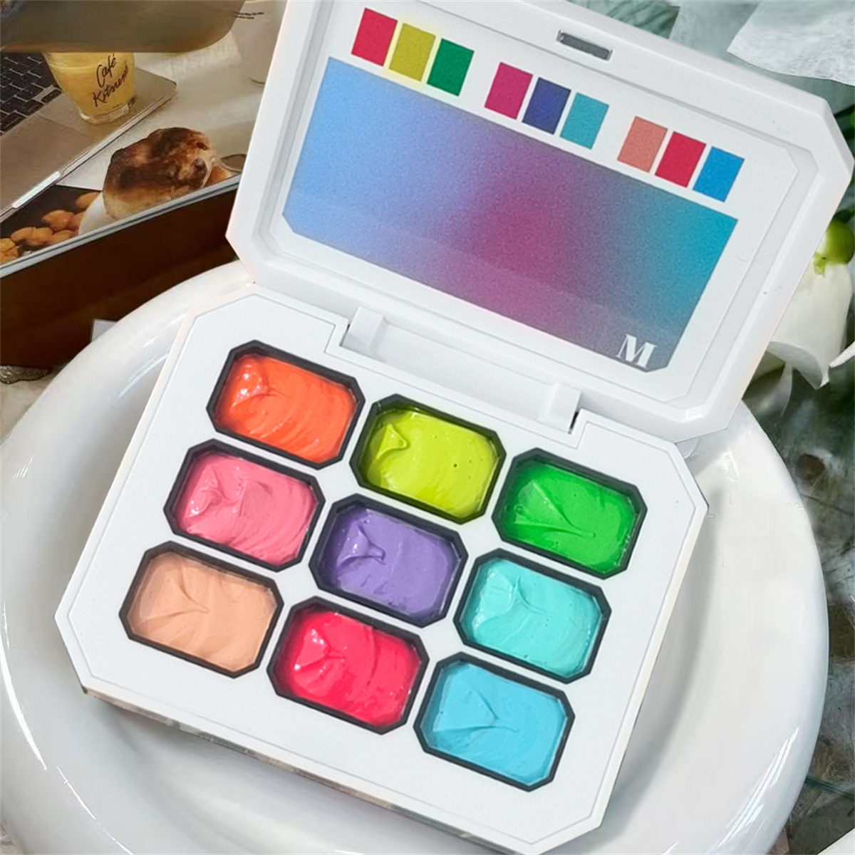 1pc 9-color solid nail polish  - Nail Art Painting reseña y precio