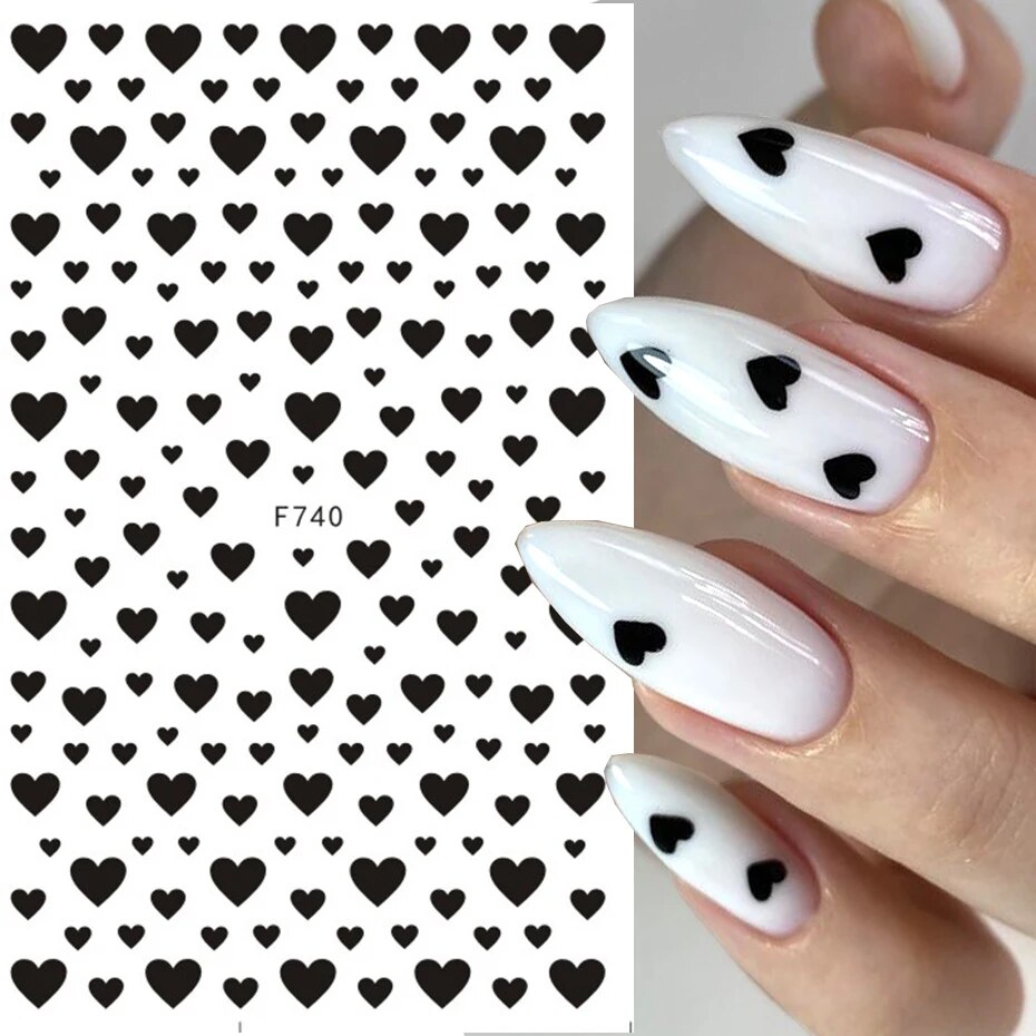 6PCS 3D Valentines Day Nail Ar - Nail Art Valentines Day reseña y precio