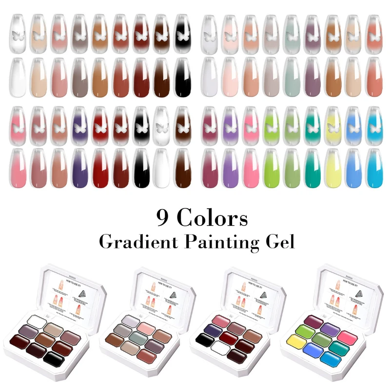 Mini 9 Grid Pat Painting Gel N - Nail Art Painting reseña y precio