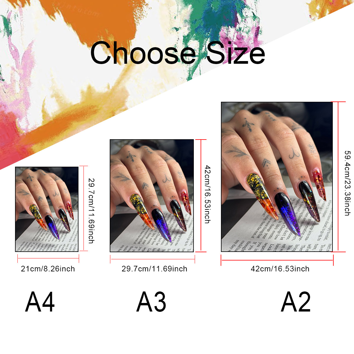 custom photo 1pcs HD printing  - Nail Art Painting reseña y precio