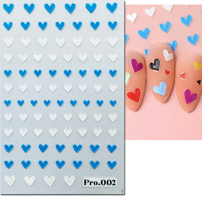 5d Embossed Nail Art Stickers  - Nail Art Valentines Day reseña y precio