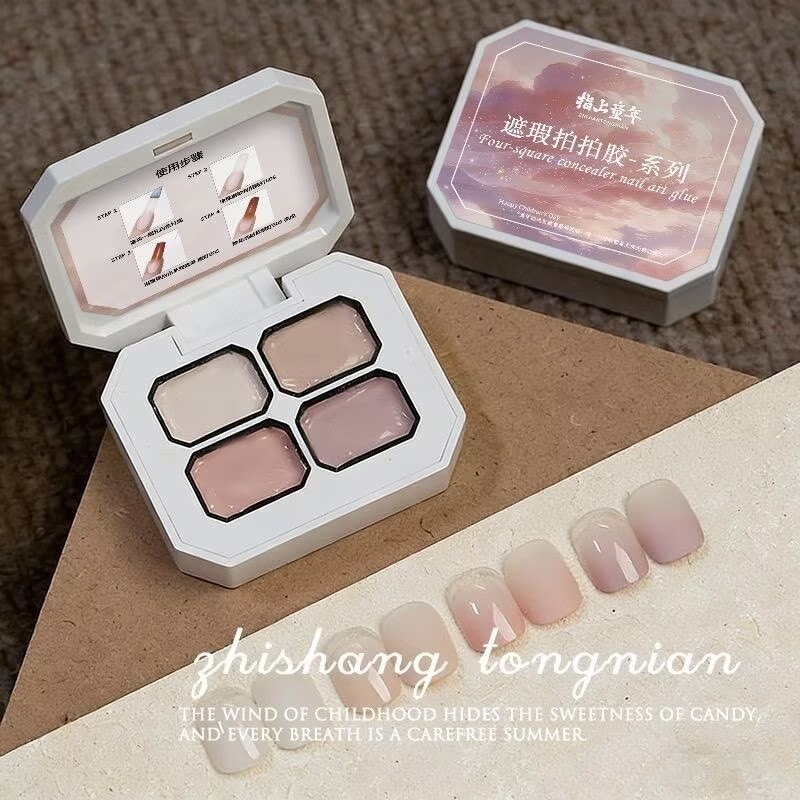4 Colors concealer polular nud - Nail Art Painting reseña y precio