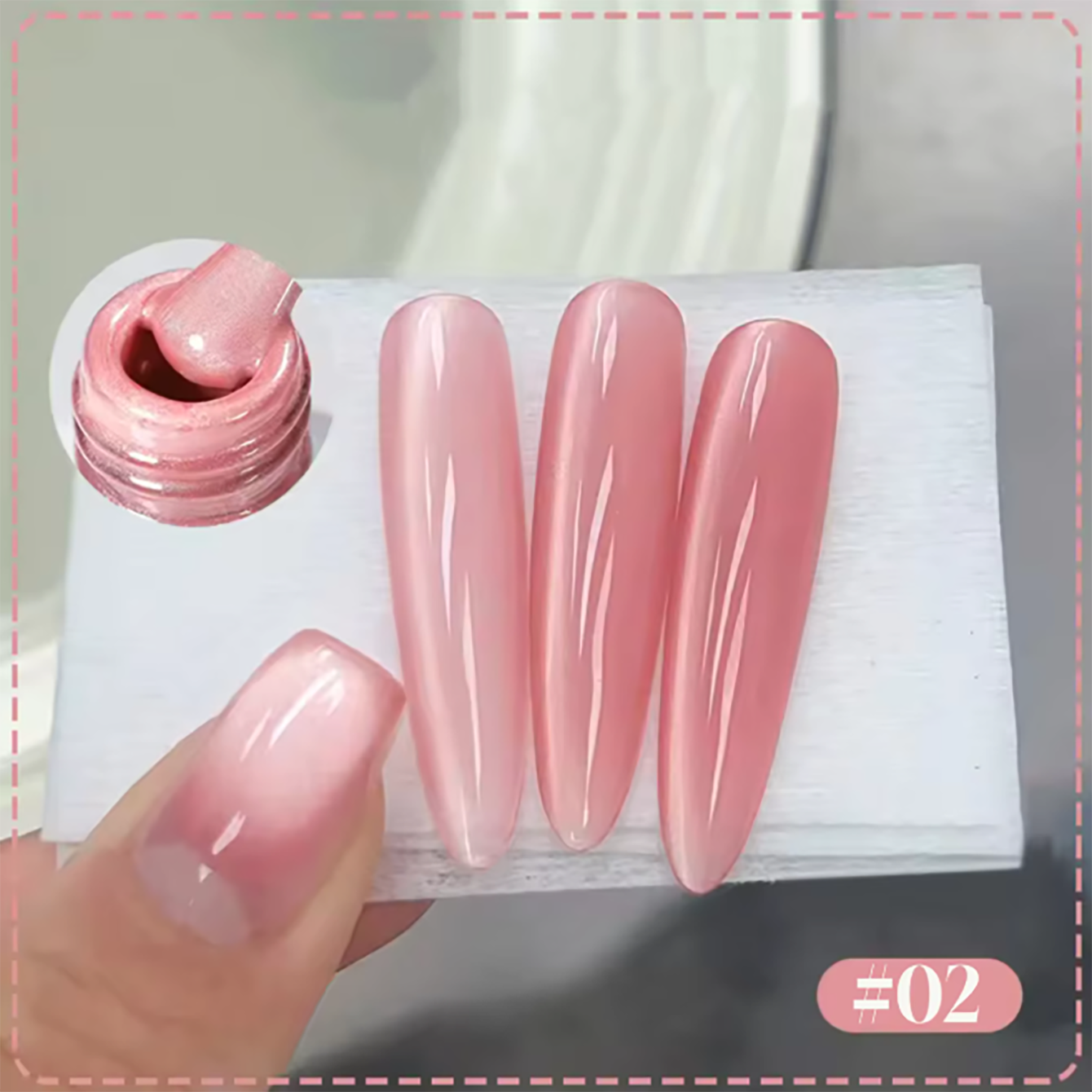 ZH 12ML Popular 2026 New Clear - Nail Art Pink Cat Eye reseña y precio