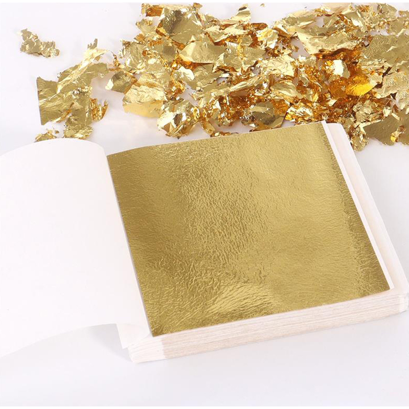 200Pcs Golden Leaf Foil Leaf S - Nail Art Painting reseña y precio