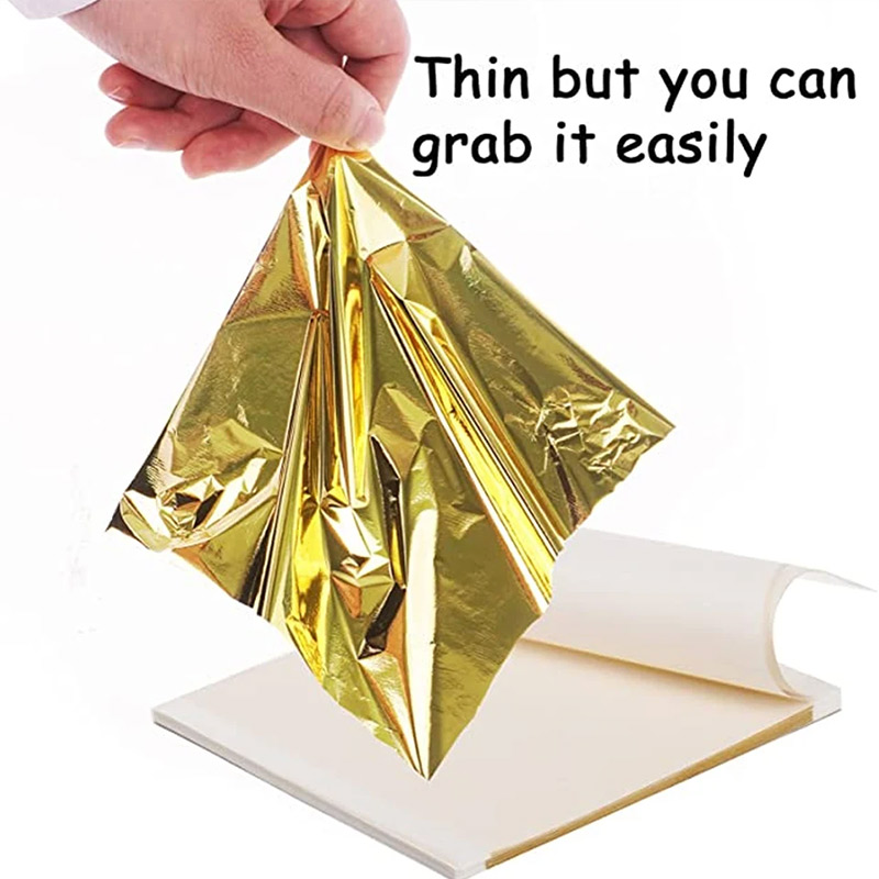 200Pcs Golden Leaf Foil Leaf S - Nail Art Painting reseña y precio