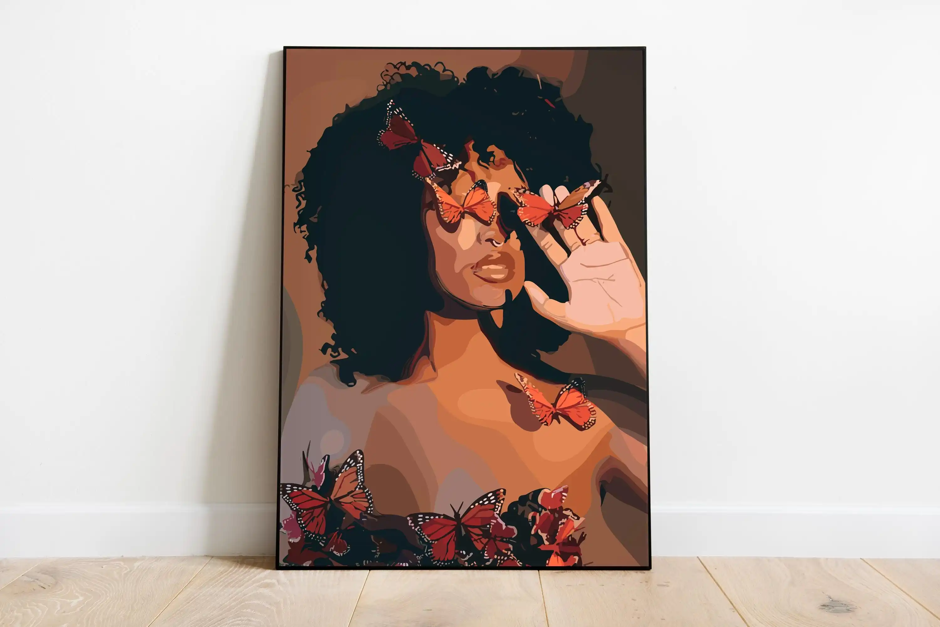 Black Girl Fashionable Women N - Nail Art Painting reseña y precio