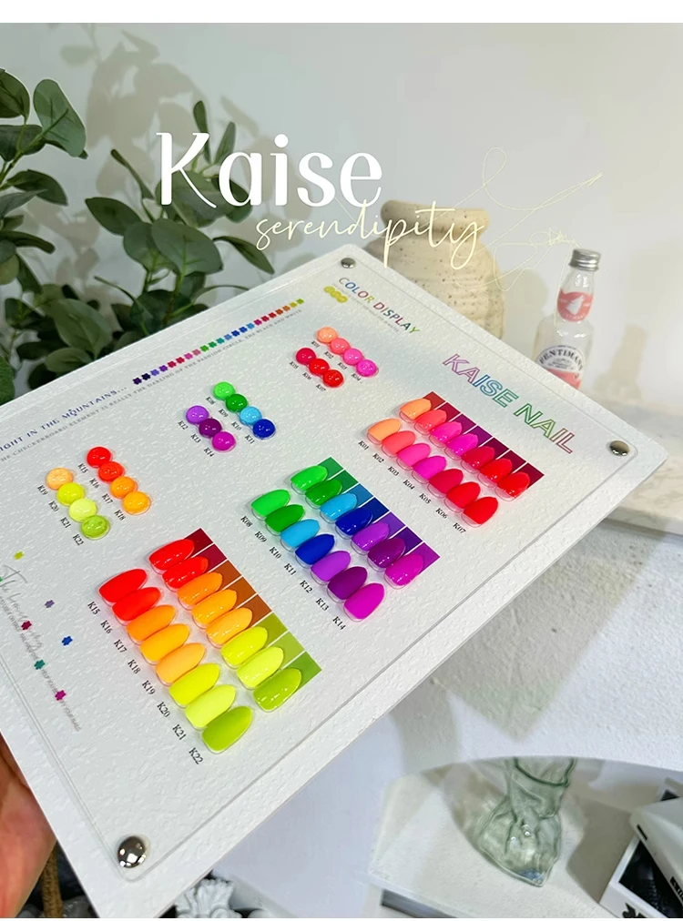 KAISE 22 colors Multicolor Nai - Nail Art Gel reseña y precio