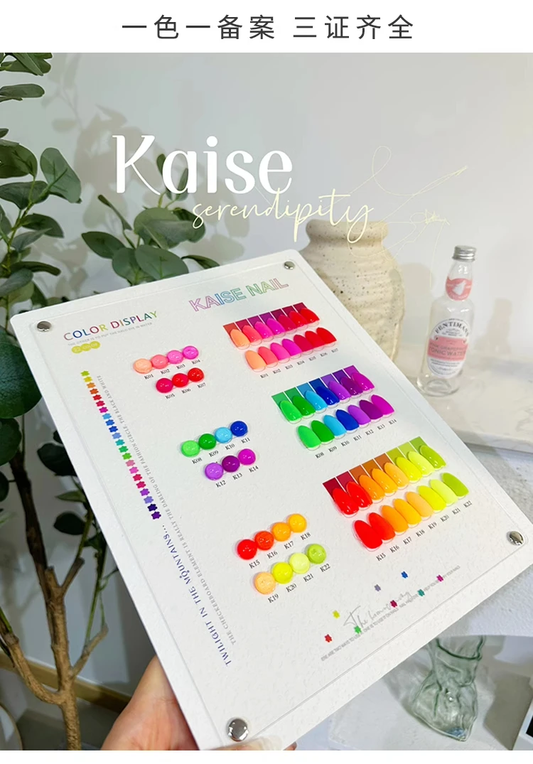 KAISE 22 colors Multicolor Nai - Nail Art Gel reseña y precio
