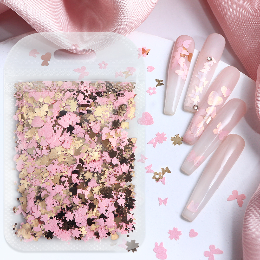 5g Valentines Day Nail Sequins - Nail Art Valentines Day reseña y precio