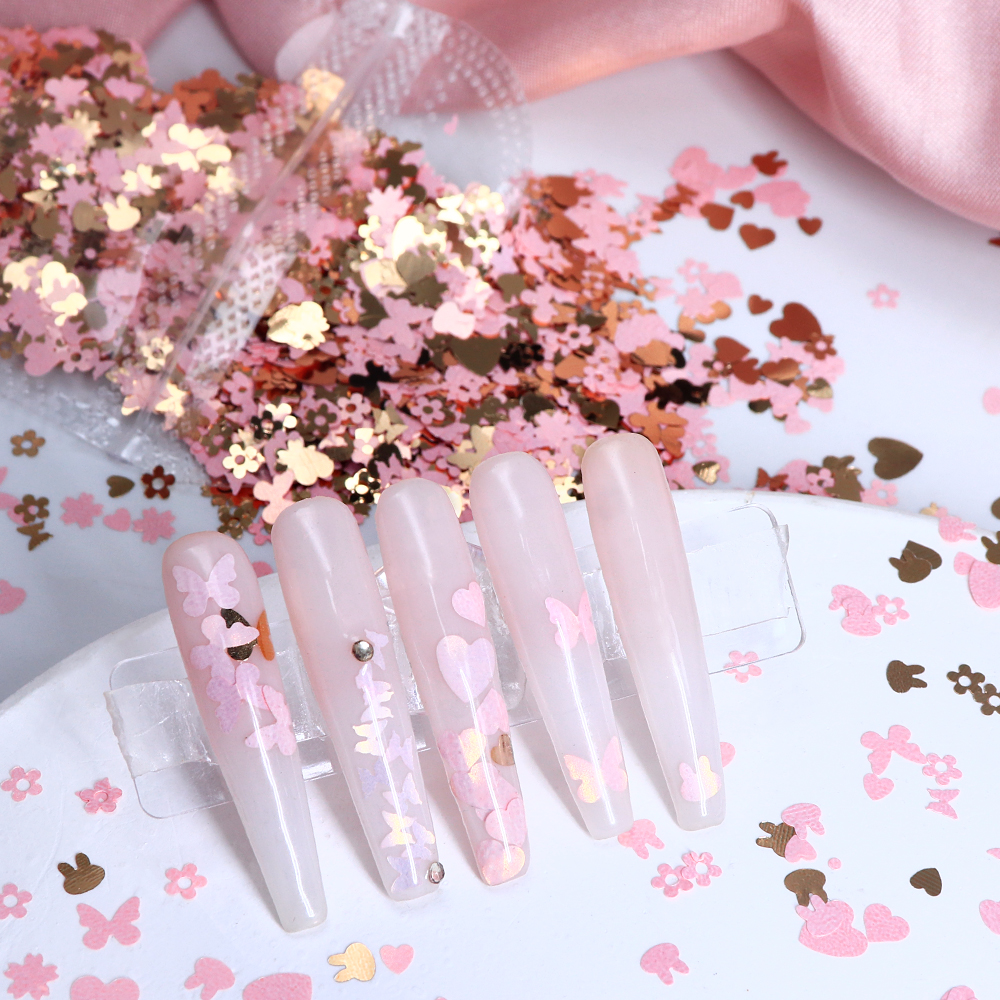 5g Valentines Day Nail Sequins - Nail Art Valentines Day reseña y precio