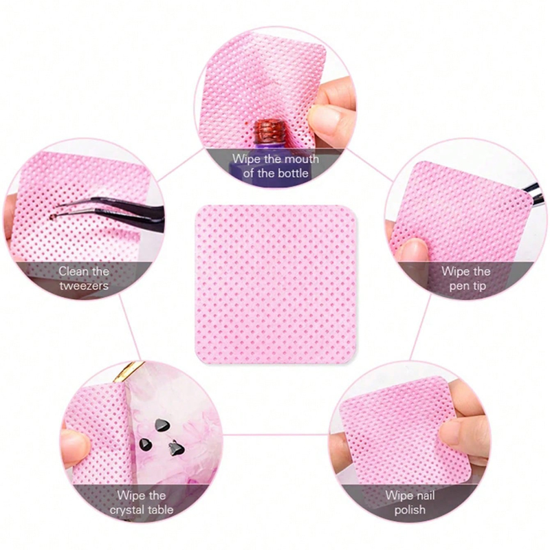 Lint Free Wipes Cleaning Tool  - Nail Art Gel reseña y precio