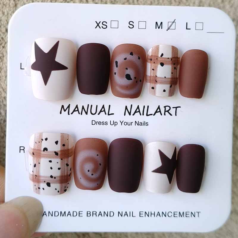 10Pcs Autumn and Winter Nail A - Nail Art Painting reseña y precio