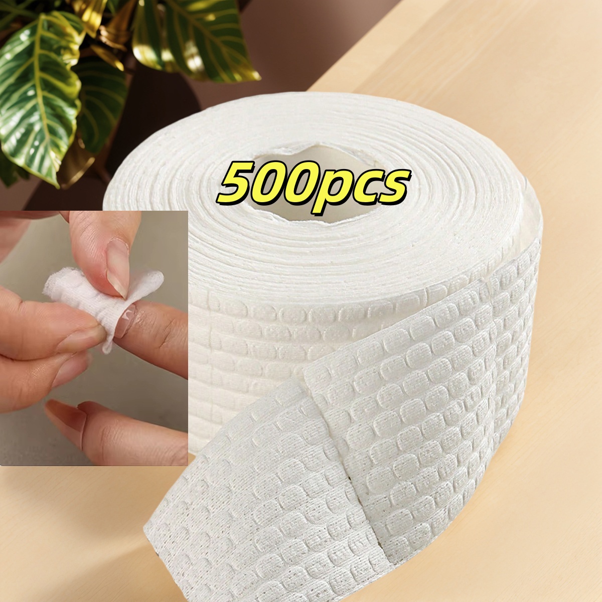 300/500Pcs/Roll Nail Cotton Wi - Nail Art Gel reseña y precio