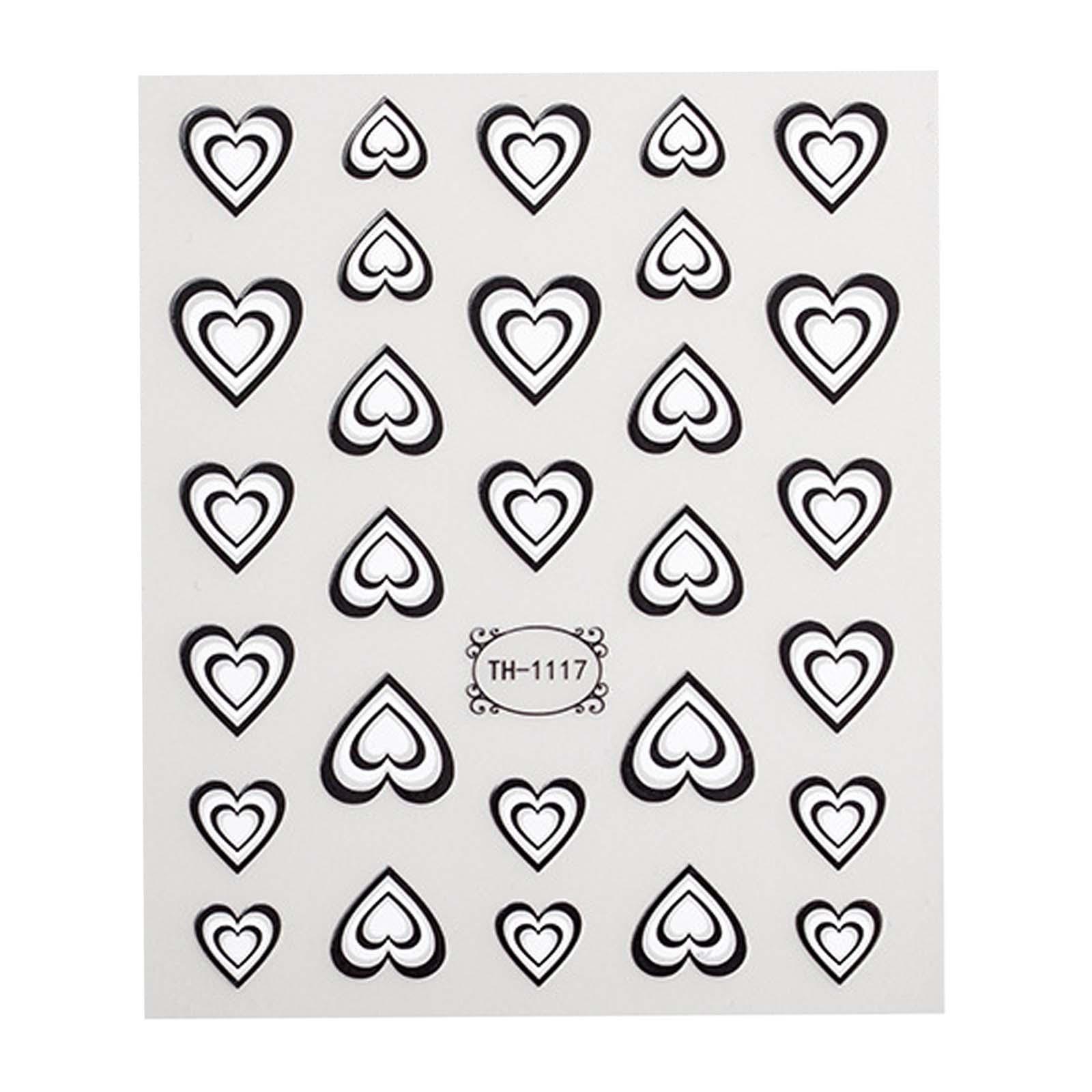 Valentines Day Nail Decals 3D  - Nail Art Valentines Day reseña y precio