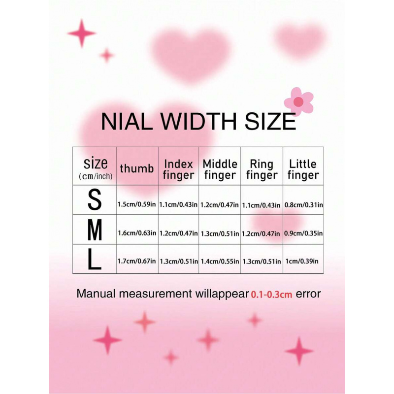 10pcs handmade pink press on n - Nail Art Pink Cat Eye reseña y precio