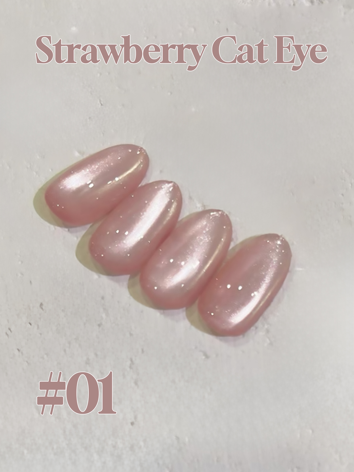 1-12pcs PSK New Whitening Stra - Nail Art Pink Cat Eye reseña y precio