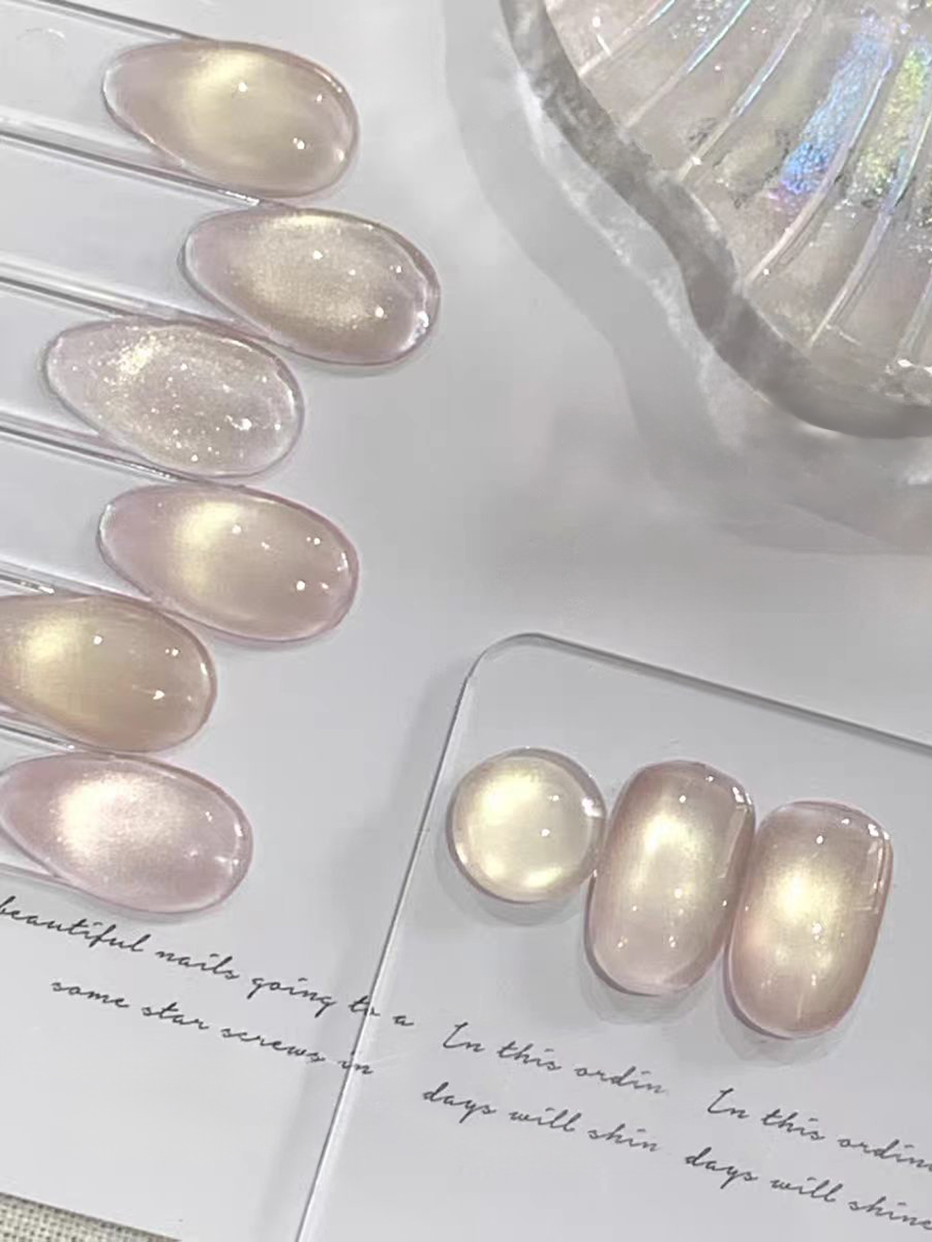 1-6pcs 12ml Icy Pink Cat Eye G - Nail Art Pink Cat Eye reseña y precio
