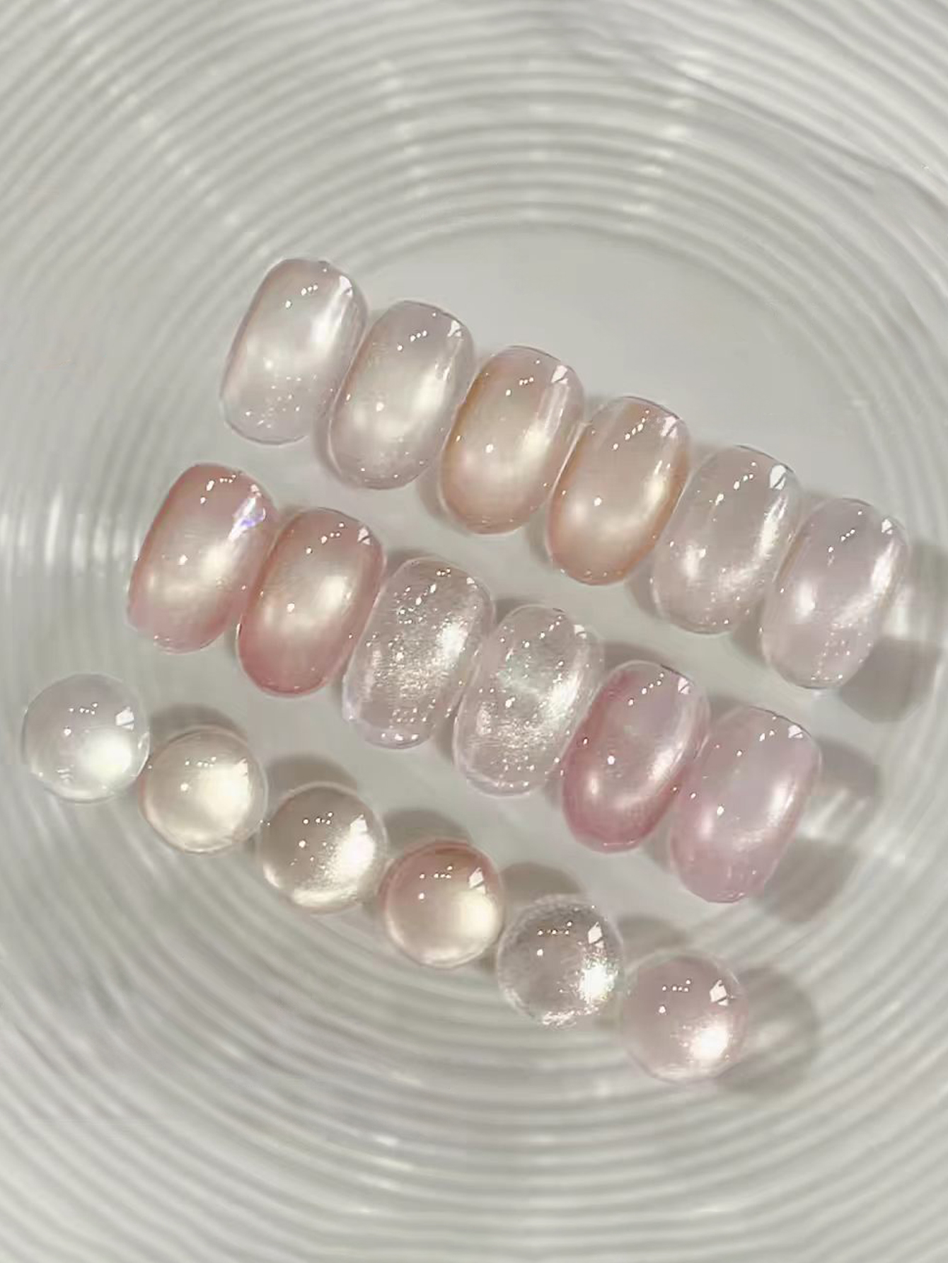 1-6pcs 12ml Icy Pink Cat Eye G - Nail Art Pink Cat Eye reseña y precio