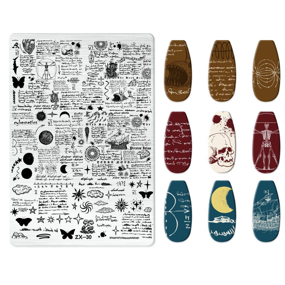 Cartoon Cat Nail Art Stamping  - Nail Art Ramadan reseña y precio