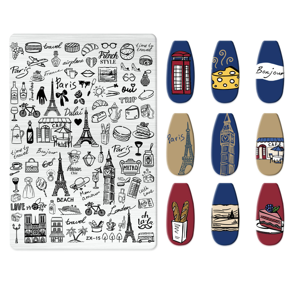 Cartoon Cat Nail Art Stamping  - Nail Art Ramadan reseña y precio