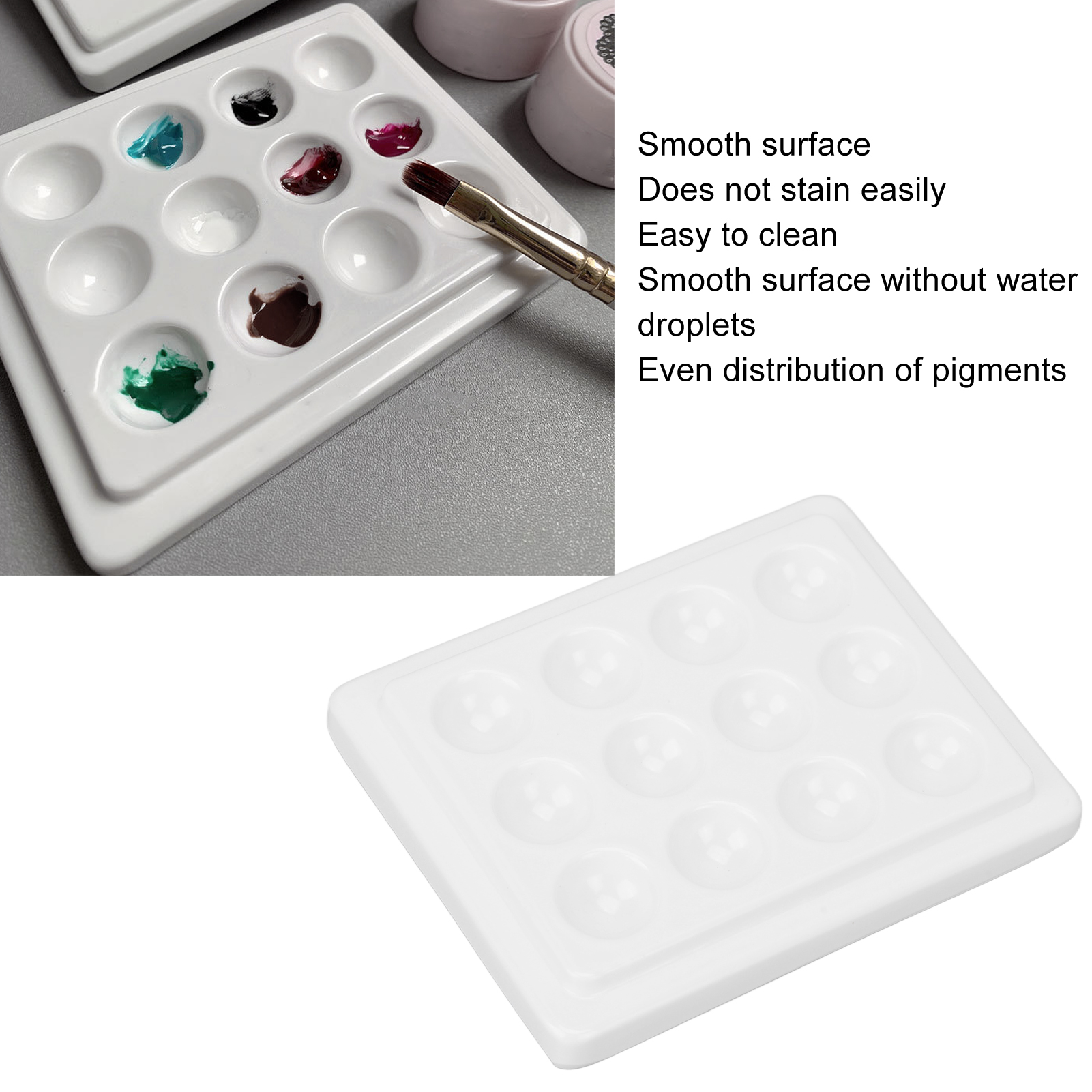 Porcelain Artist Palette 12 We - Nail Art Painting reseña y precio